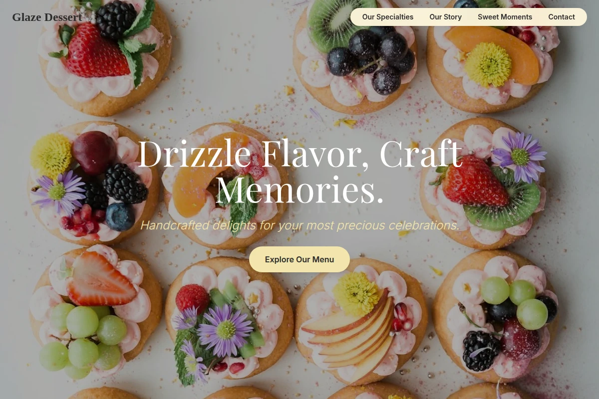 Glaze Dessert