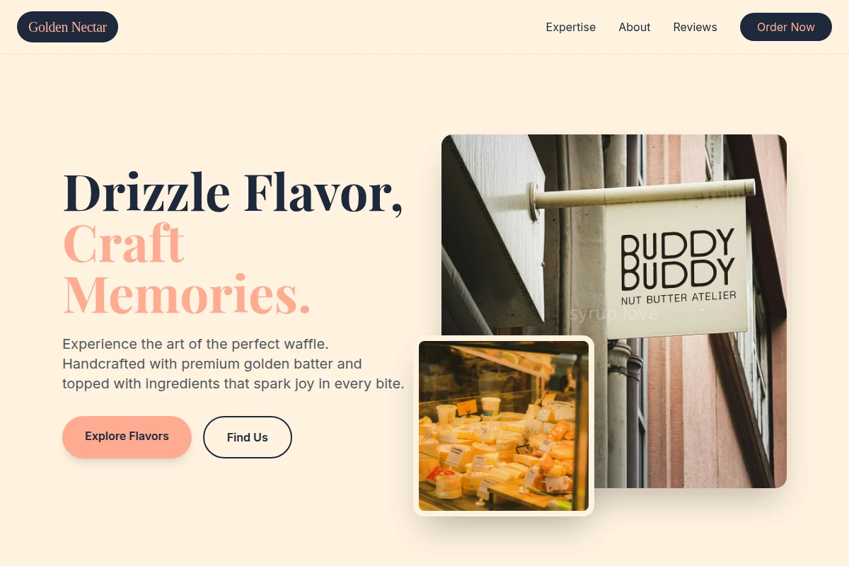 Waffle Specialty Food